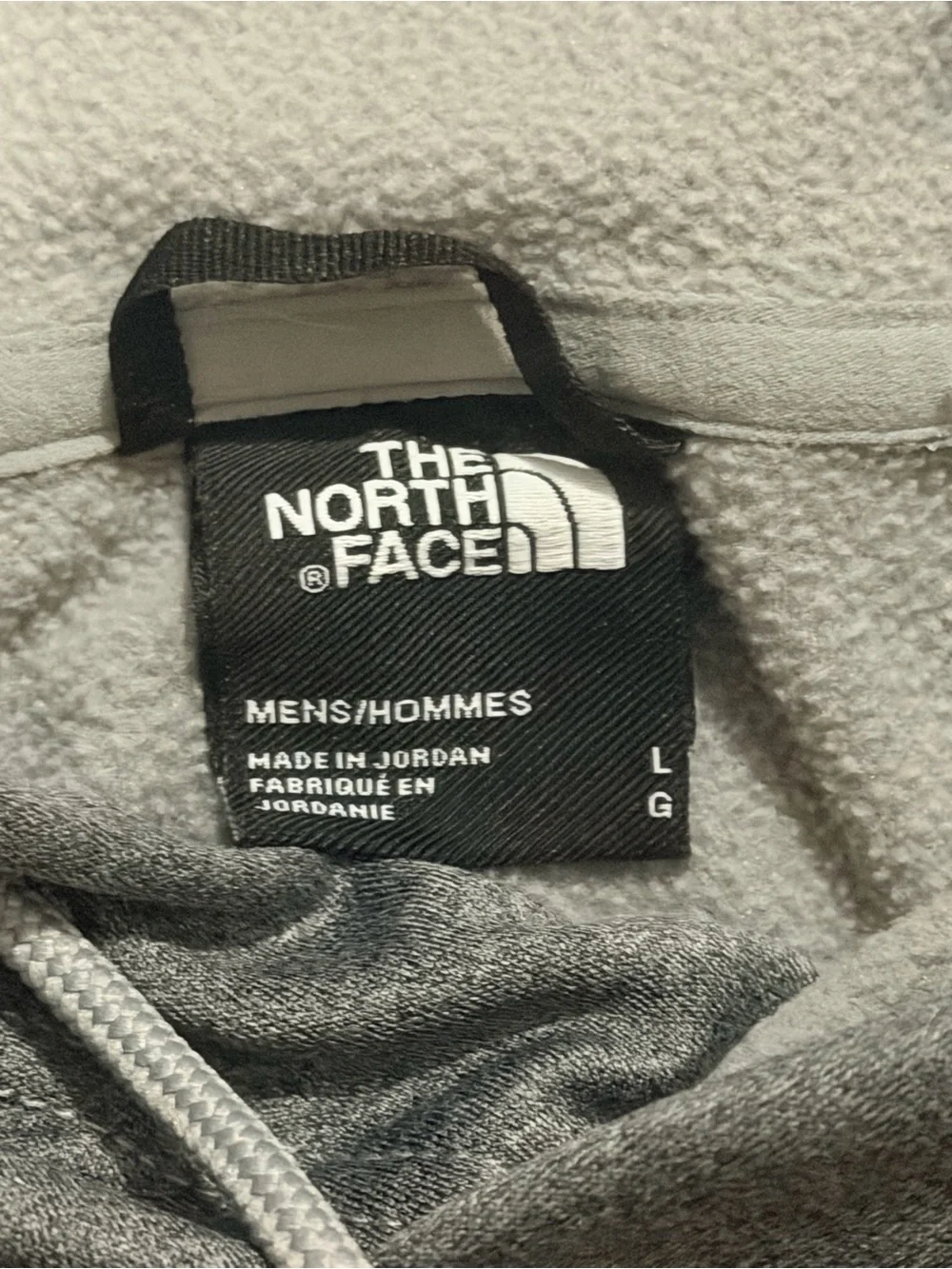 The North Face Men's Dark Gray Pullover Hoodie with Chest Logo